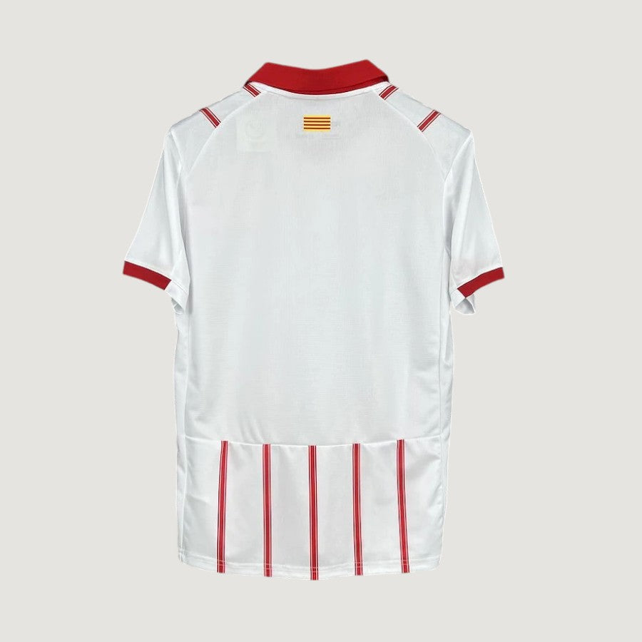 Girona FC – Maillot Extérieur 25/26 – Blanc & Rouge